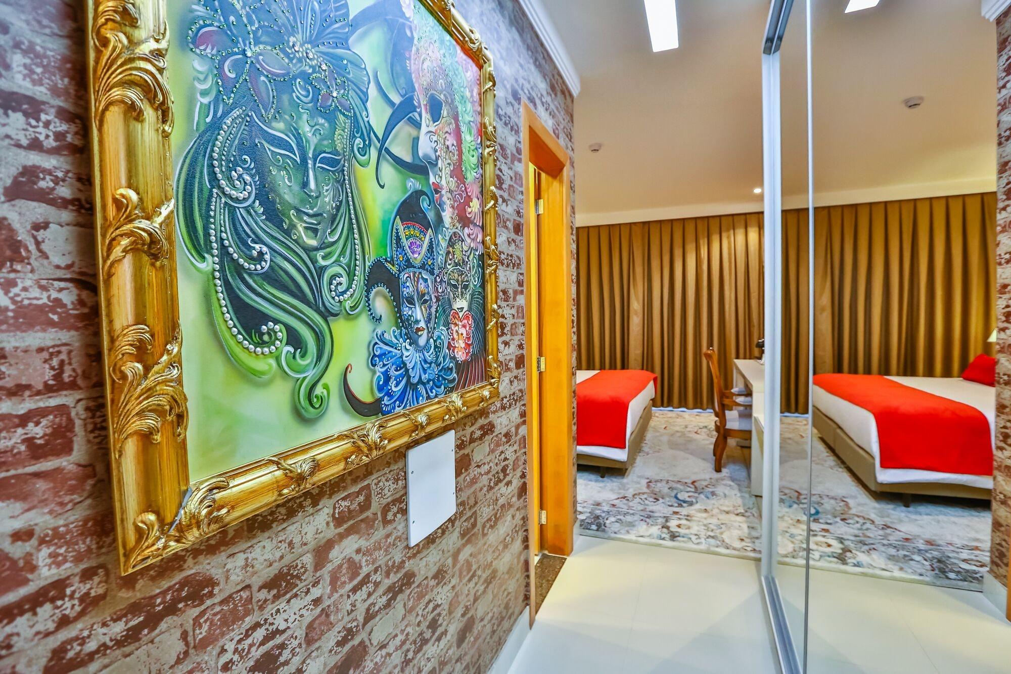 Golden Lis Hotel Boutique Goiania Bagian luar foto A room at the hotel